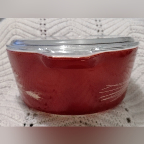 PYREX Vintage Harvest Wheat Nesting Bowl With Lid 475-B 2.5L Vintage - Picture 2 of 10